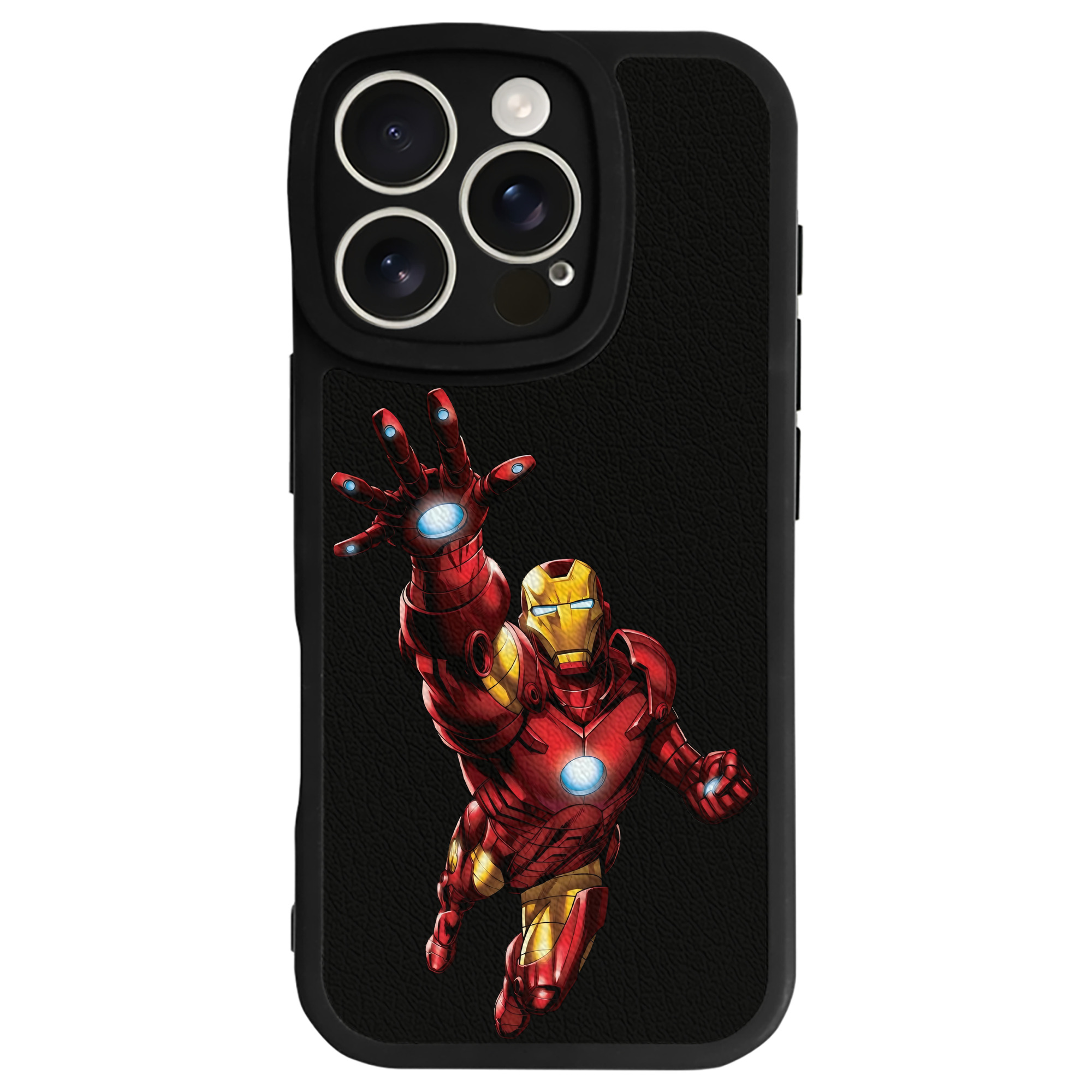 （画像用） アベンジャーズ The Avengers 【iPhone 16シリーズ対応】シリコンスマホケース（レザー調） 材質：シリコン